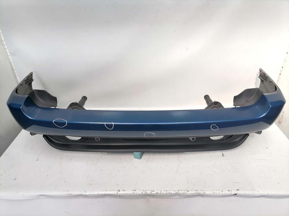 BMW X5 E53 original Stoßstange Stossfänger hinten 364 Topasblau Facelift Bj.2003